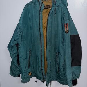 Columbia Men's Convert Green and Black Performance Jacket